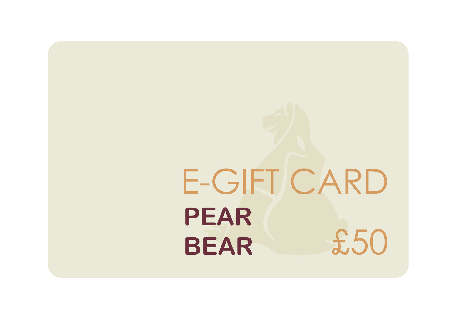 Pear Bear Gift Card