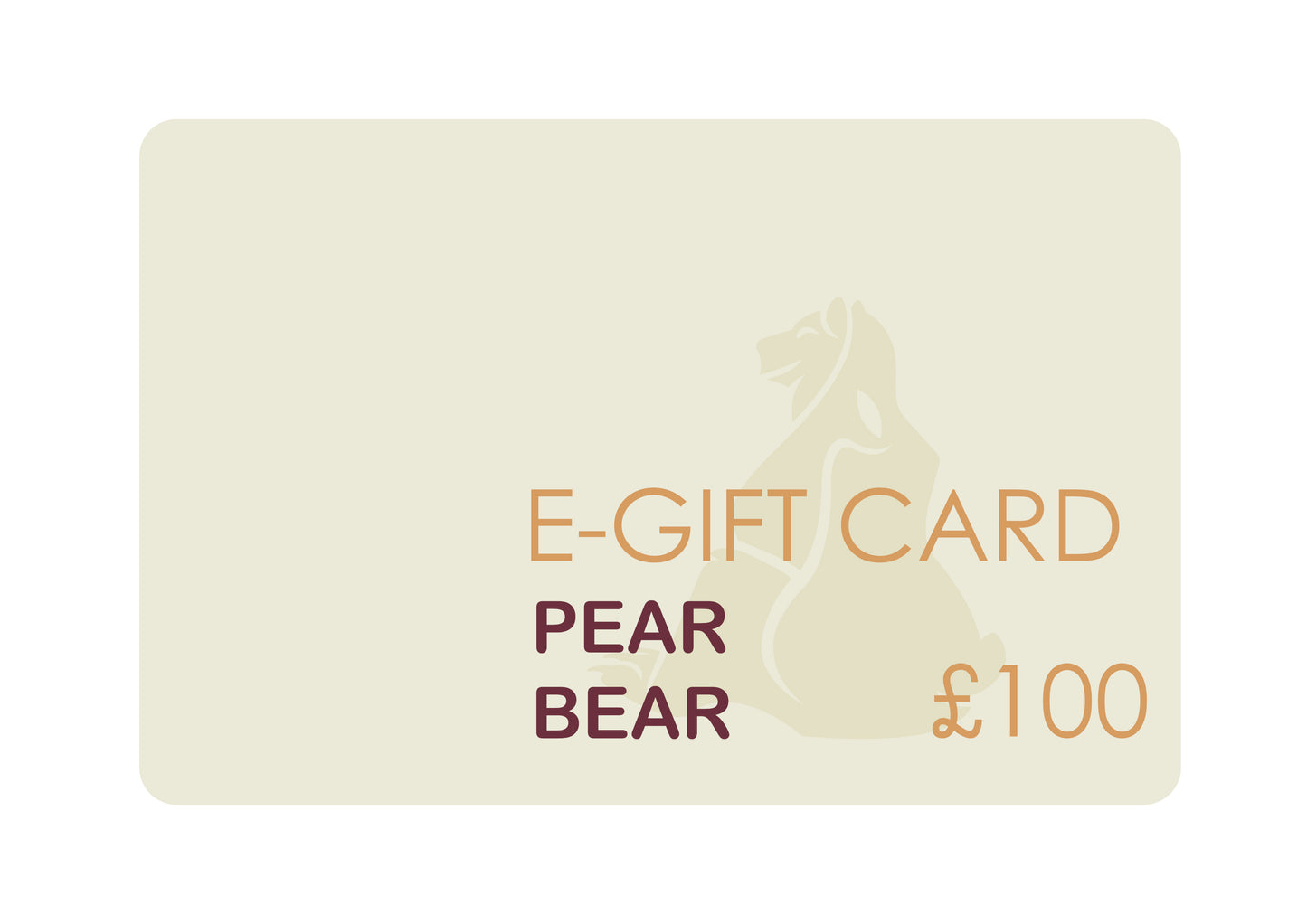 Pear Bear Gift Card