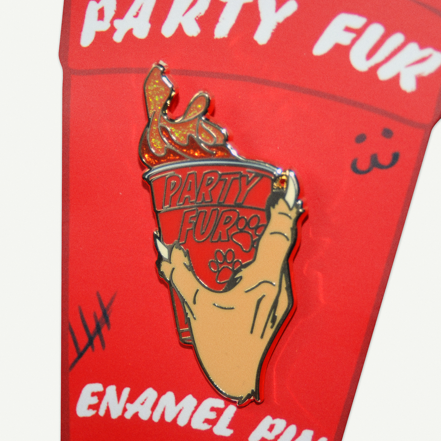 Party Fur Enamel Pin