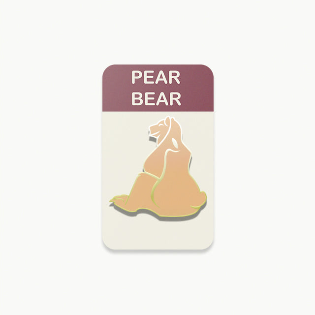 Pear Bear Enamel Pin **COMING SOON**